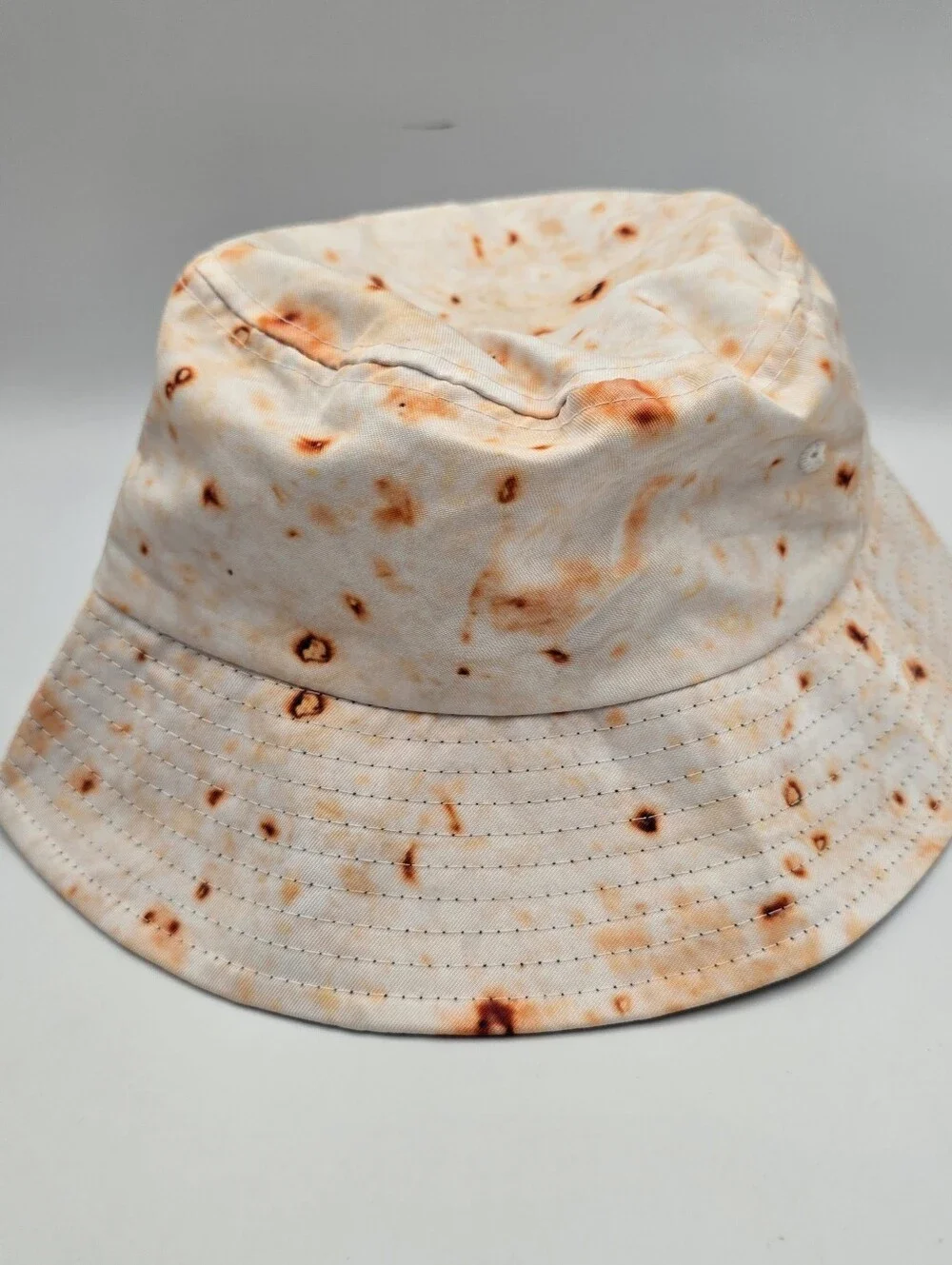 Unbranded Tortilla/Cracker Print Bucket Hat